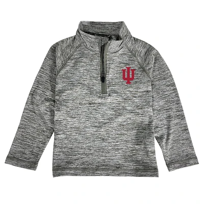 Toddler Garb Gray Indiana Hoosiers Matthew Raglan Quarter-Zip Top