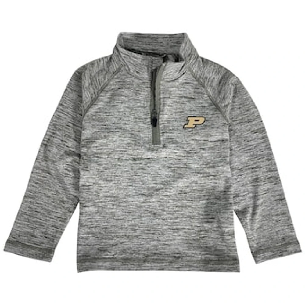 Toddler Garb Gray Purdue Boilermakers Matthew Raglan Quarter-Zip Top