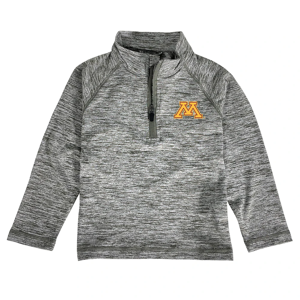 Toddler Garb Gray Minnesota Golden Gophers Matthew Raglan Quarter-Zip Top