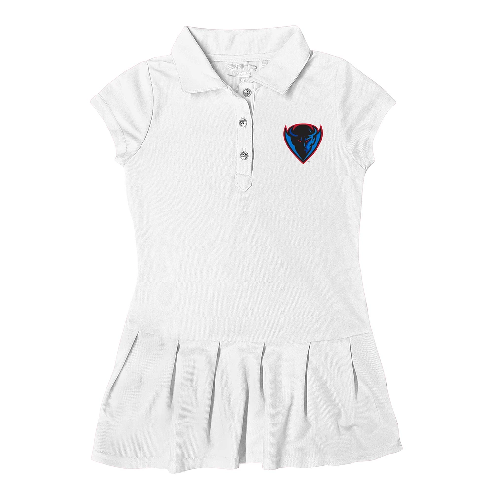 Girls Toddler Garb DePaul Blue Demons Caroline Cap Sleeve Polo Dress
