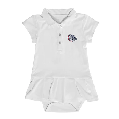 Girls Infant Garb Gonzaga Bulldogs Caroline Cap Sleeve Polo Dress