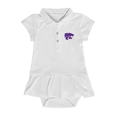 Girls Infant Garb Kansas State Wildcats Caroline Cap Sleeve Polo Dress