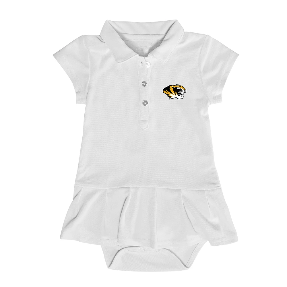 Girls Infant Garb Missouri Tigers Caroline Cap Sleeve Polo Dress