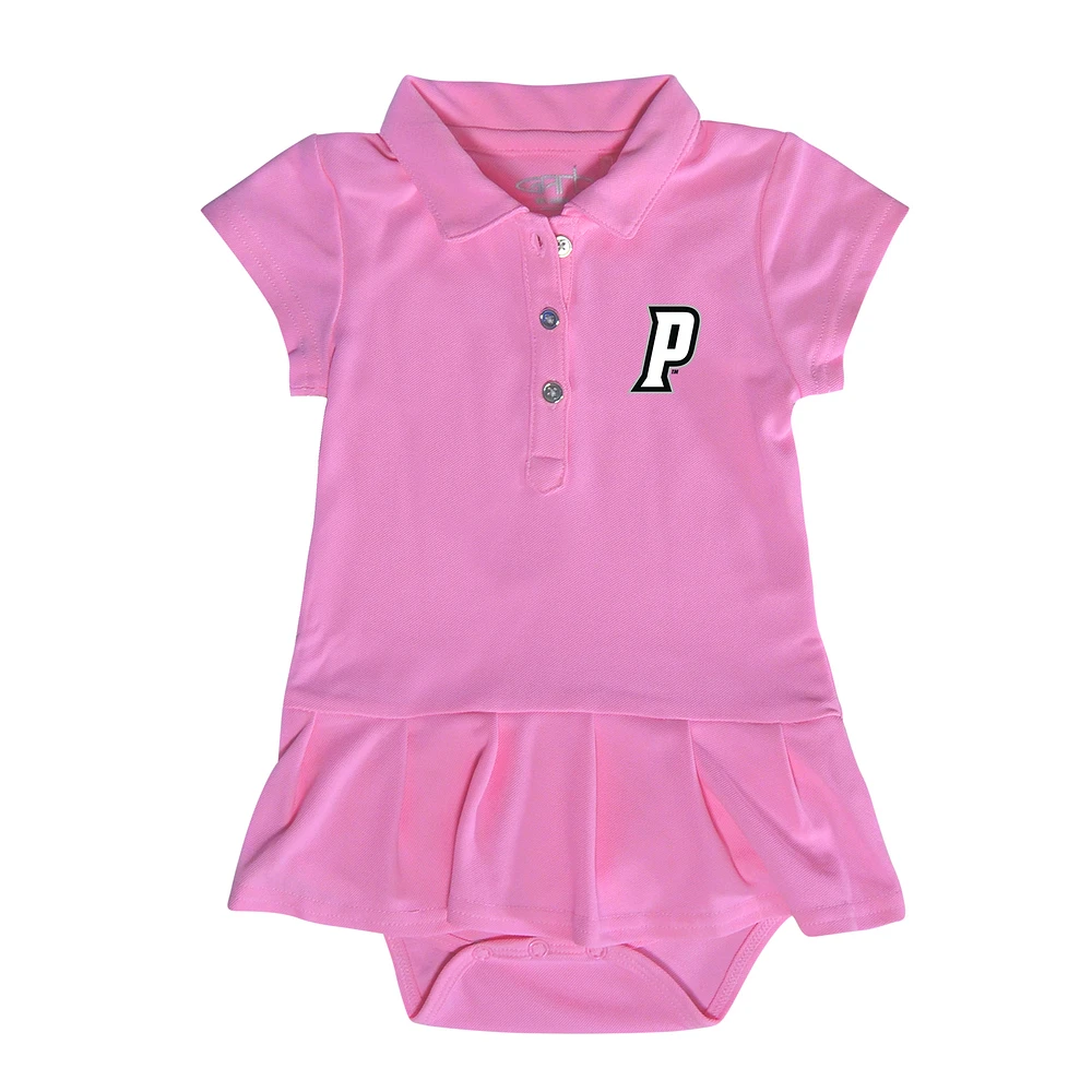 Girls Infant Garb Pink Providence Friars Caroline Cap Sleeve Polo Dress