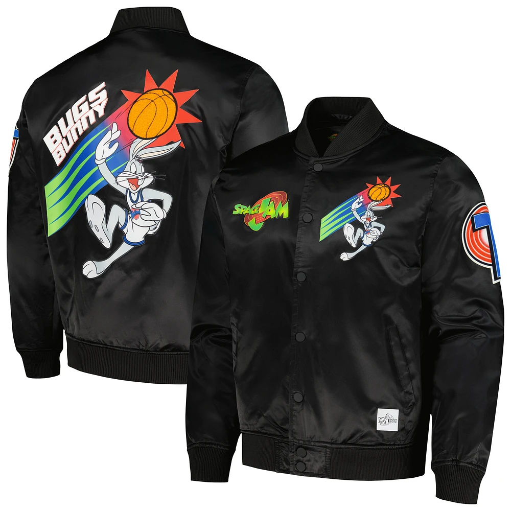 Men's Freeze Max Looney Tunes Graphic Satin Full-Snap Jacket