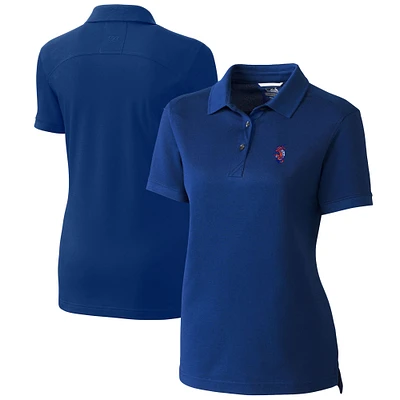 Women's Cutter & Buck Royal Florida Gators Swinging Gator Advantage Tri-Blend Pique Polo
