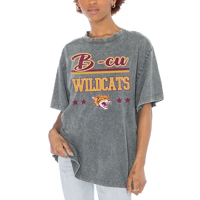 Women's Gameday Couture Gray Bethune-Cookman Wildcats Here To Play Oversized T-Shirt