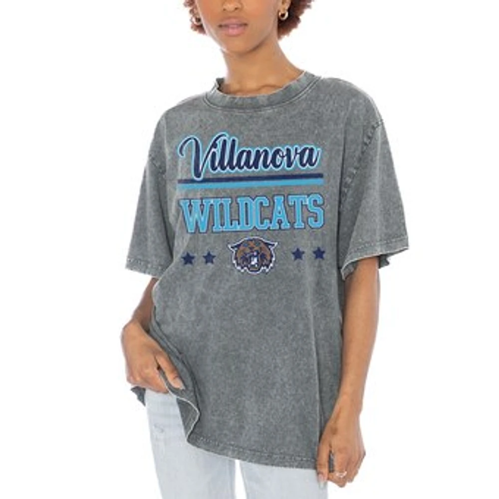 Women's Gameday Couture Gray Villanova Wildcats Here To Play Oversized T-Shirt