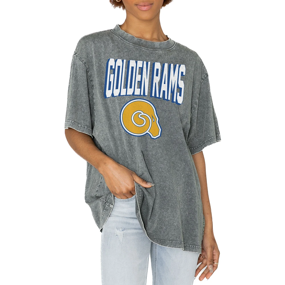 Women's Gameday Couture Gray Albany State Golden Rams Solid Defense Oversized T-Shirt