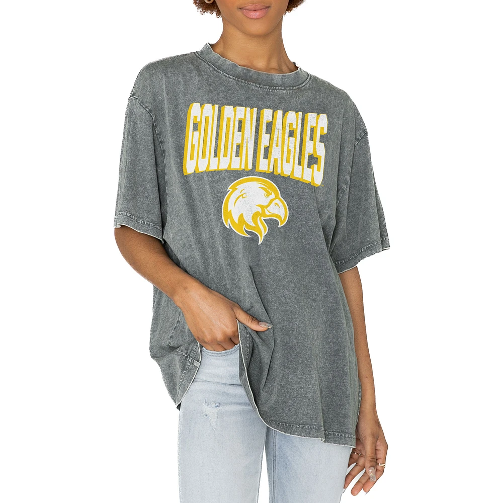 Women's Gameday Couture Gray Cal State L.A. Golden Eagles Solid Defense Oversized T-Shirt