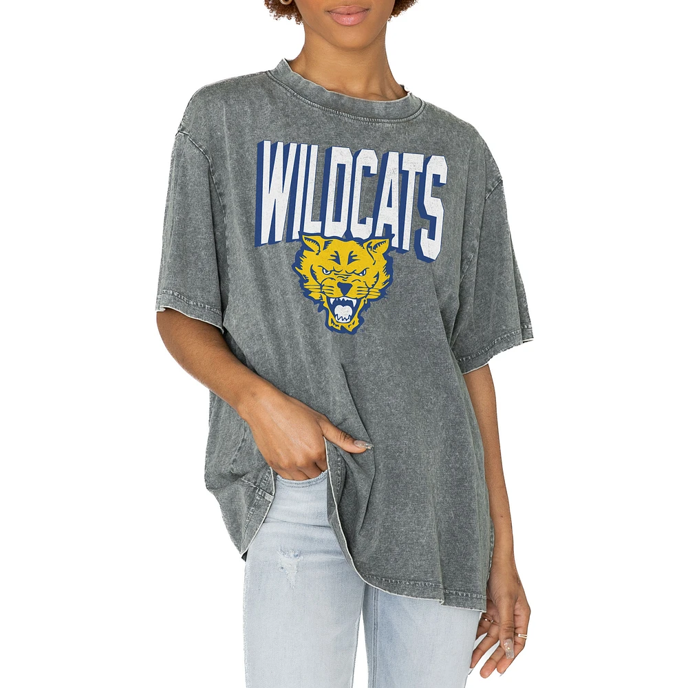 Women's Gameday Couture Gray Fort Valley State Wildcats Solid Defense Oversized T-Shirt