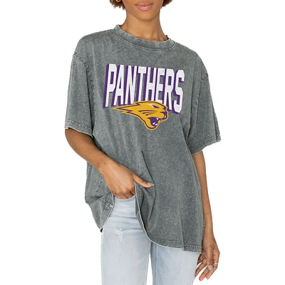 Women's Gameday Couture Gray Northern Iowa Panthers Solid Defense Oversized T-Shirt