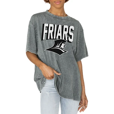 Women's Gameday Couture Gray Providence Friars Solid Defense Oversized T-Shirt