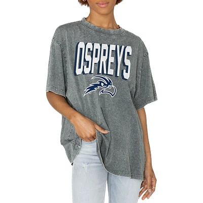 Women's Gameday Couture Gray UNF Ospreys Solid Defense Oversized T-Shirt
