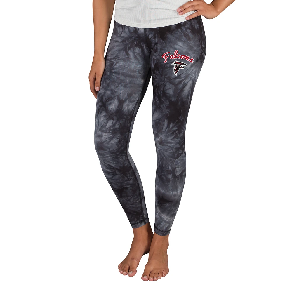 Women's Concepts Sport Black Atlanta Falcons Burst Tie Dye Leggings