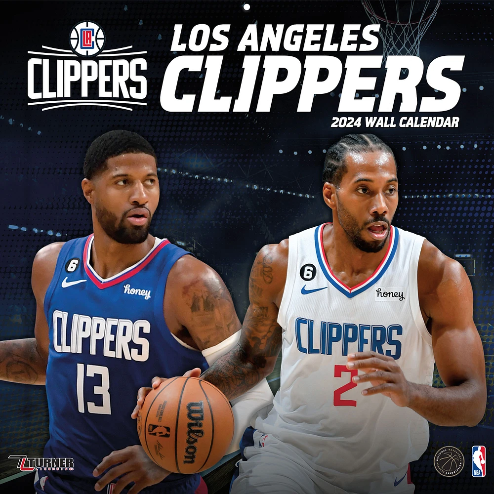 LA Clippers 2024 12'' x 12'' Team Wall Calendar