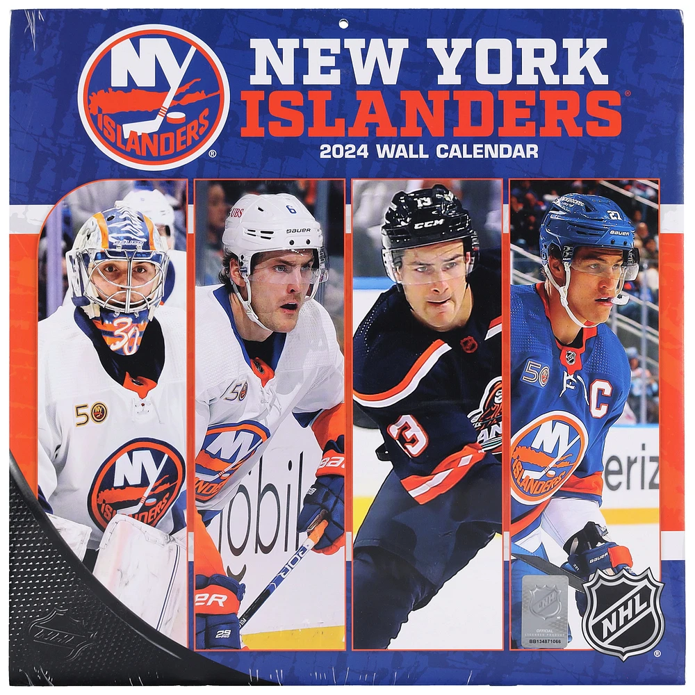 New York Islanders 2024 12'' x 12'' Team Wall Calendar