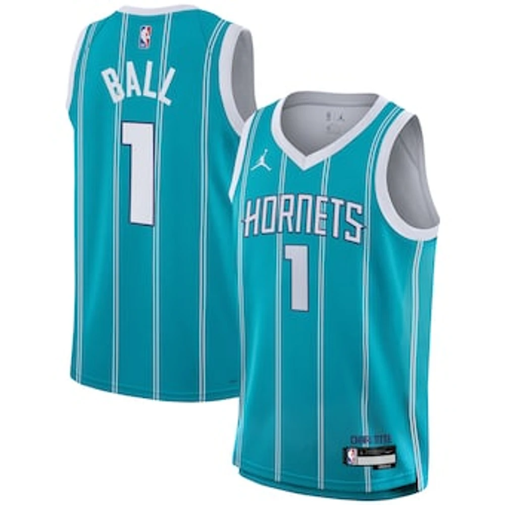 Youth Nike LaMelo Ball Teal Charlotte Hornets Swingman Jersey - Icon Edition