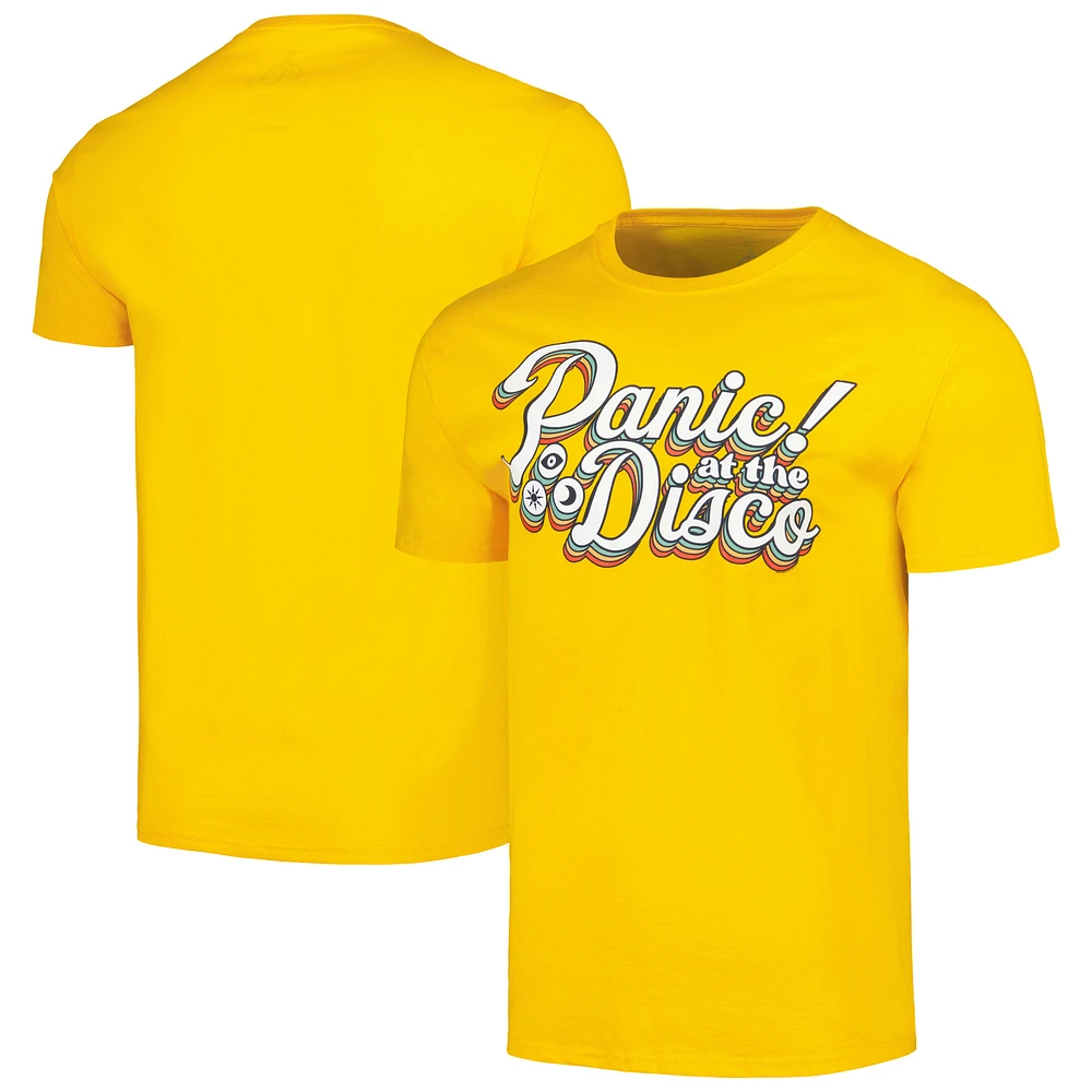 Men's Gold Panic! at the Disco T-Shirt
