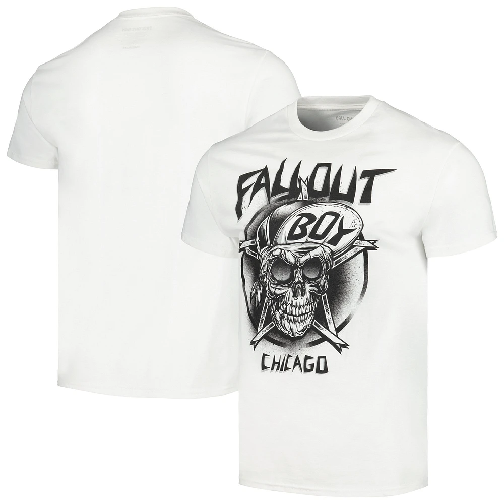 Men's White Fall Out Boy T-Shirt