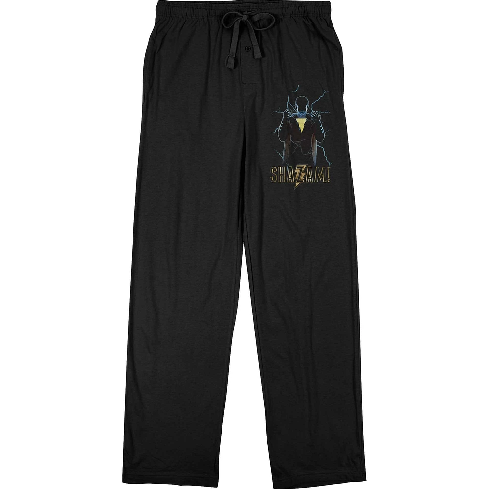 Men's Black Shazam! Sleep Pants