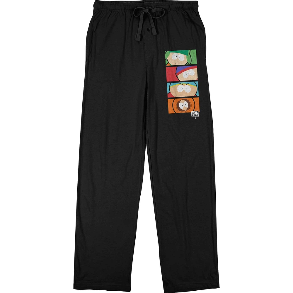 Men's Black South Park Sleep Pants