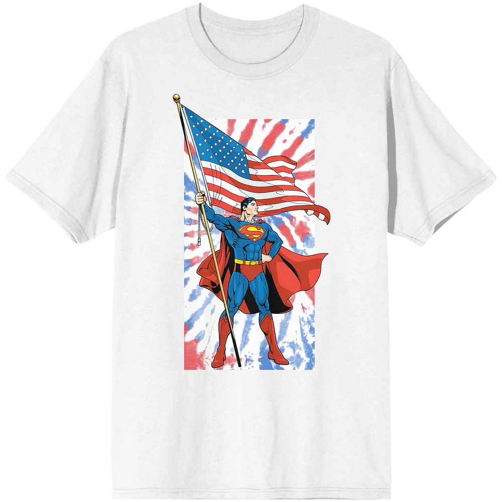 Unisex White Superman T-Shirt
