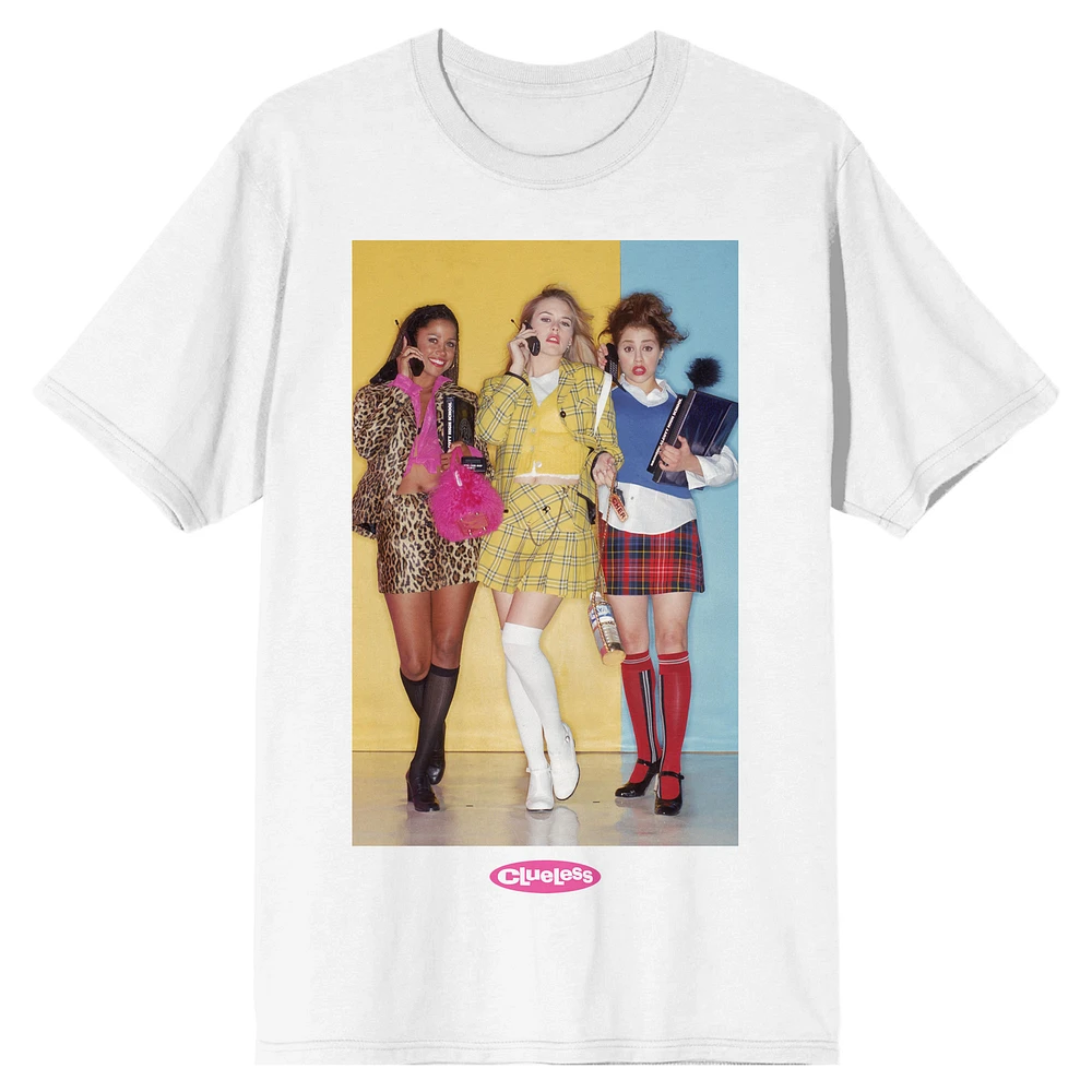 Unisex White Clueless T-Shirt