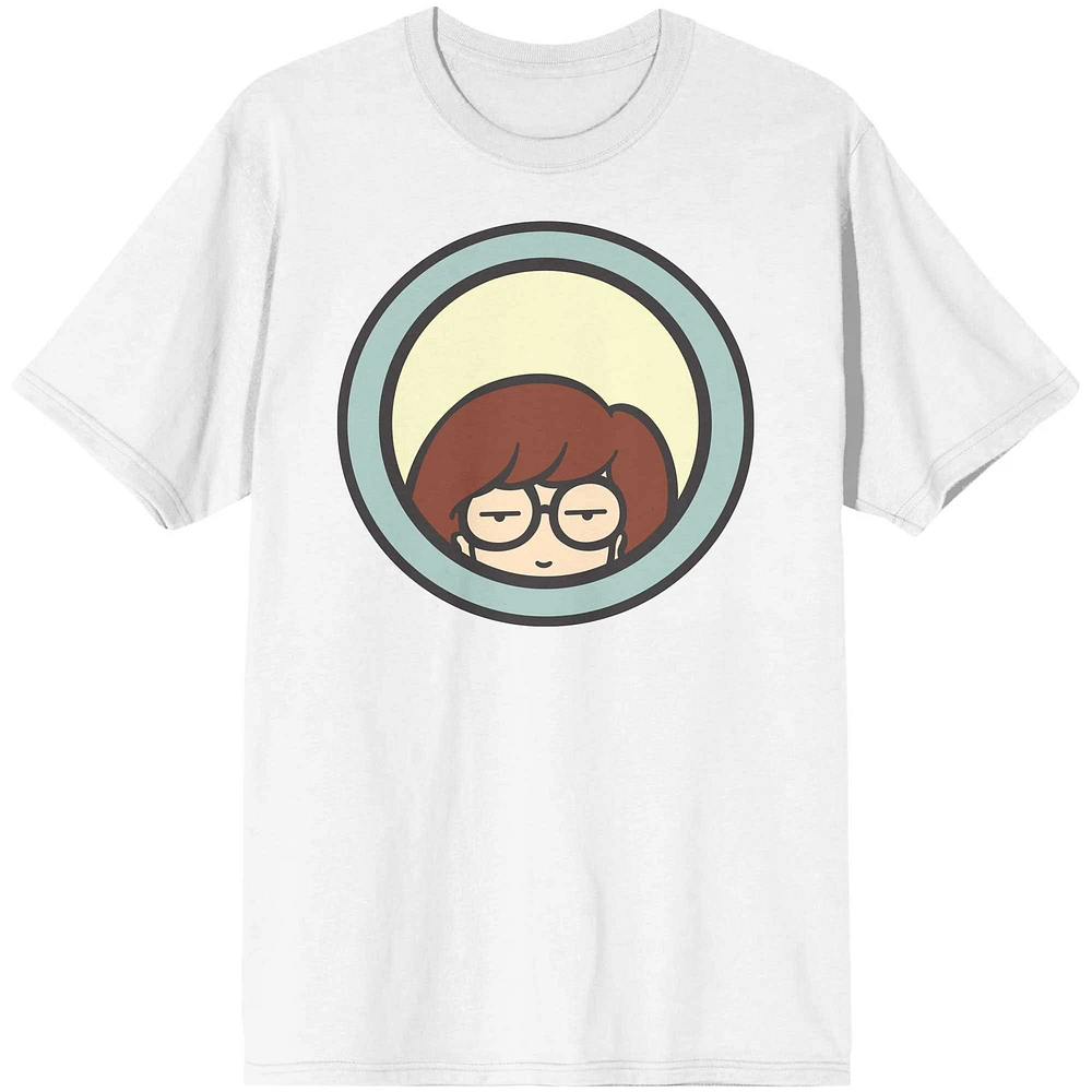 Unisex White Daria T-Shirt
