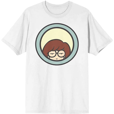Unisex White Daria  T-Shirt