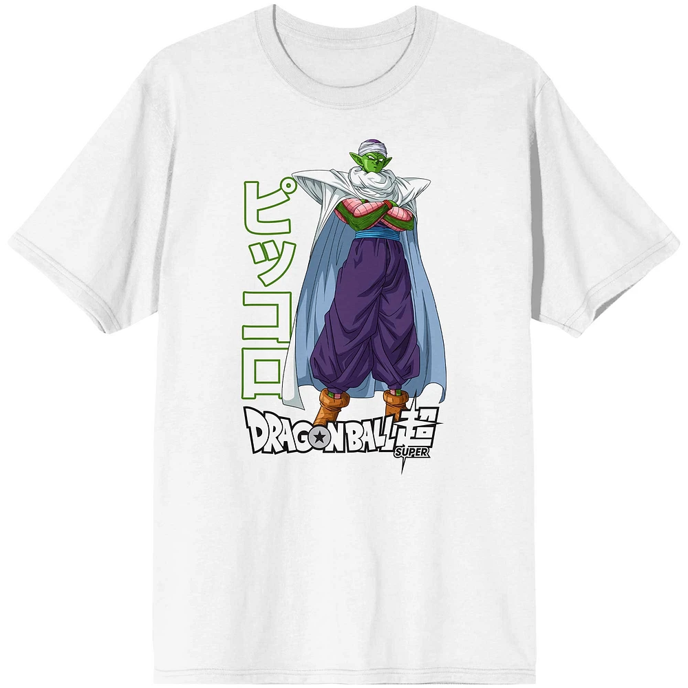 Unisex White Dragon Ball Super Piccolo T-Shirt