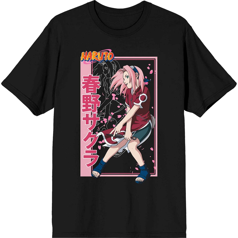 Unisex Black Naruto T-Shirt