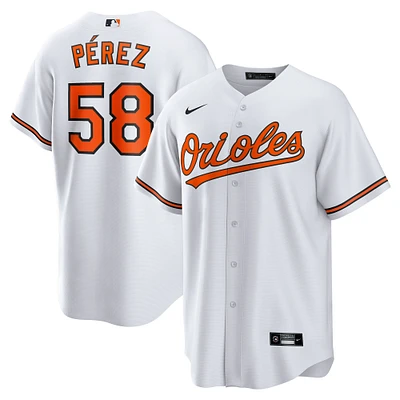 Men's Nike Cionel Pérez White Baltimore Orioles Home Replica Player Jersey