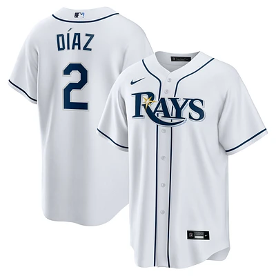 Men's Nike Yandy Díaz White Tampa Bay Rays Home Replica Player Jersey