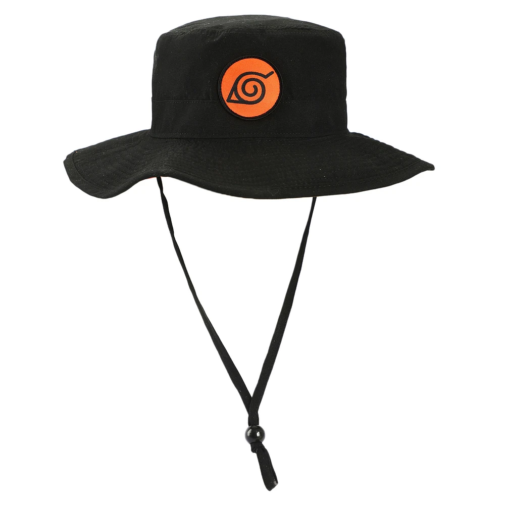 Men's Black Naruto Bucket Hat