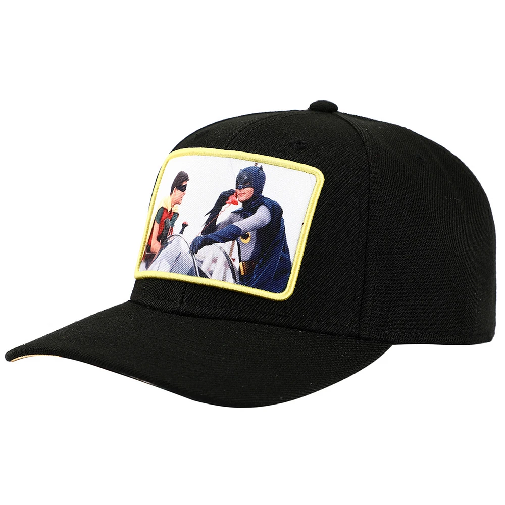 Youth Black Batman Snapback Hat