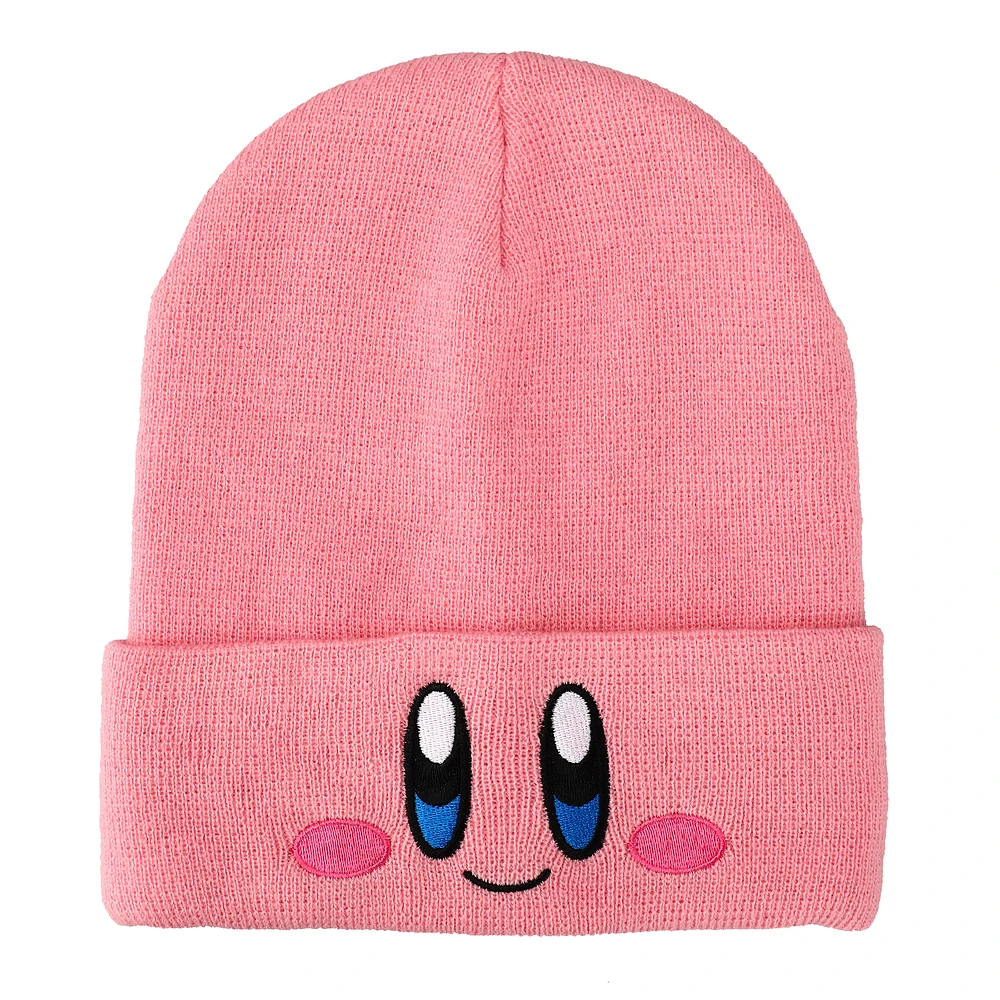 Unisex Pink Kirby Cuffed Knit Hat