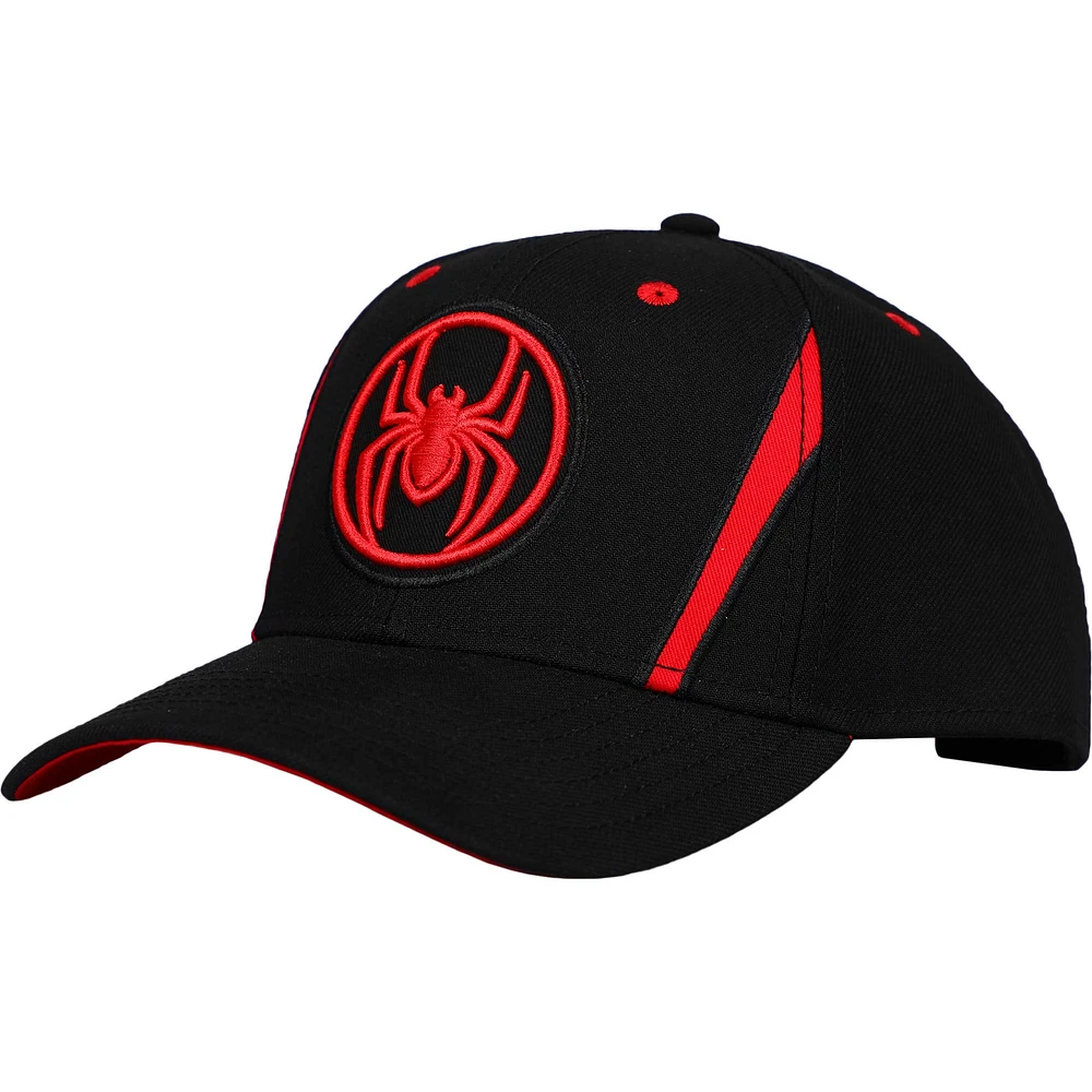 Unisex Black Spider-Man Adjustable Hat