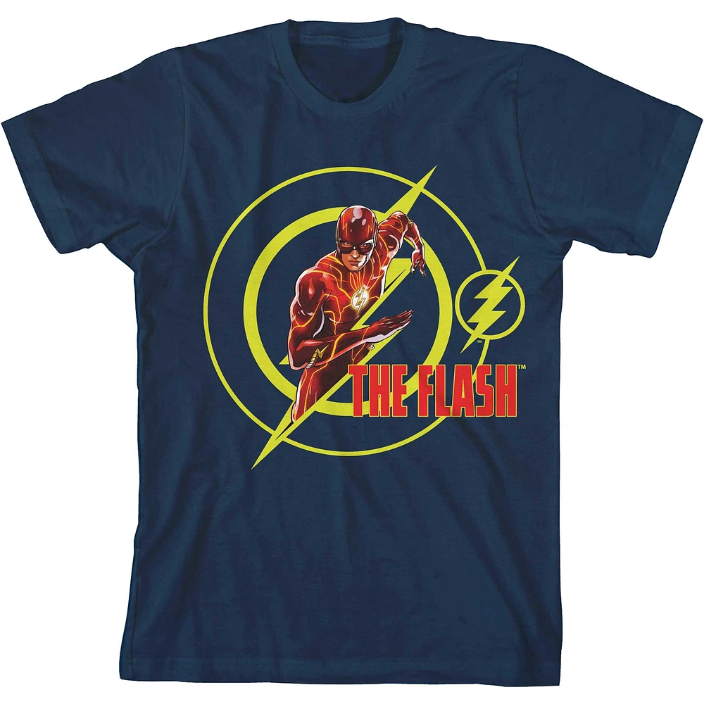 Youth Navy Flash T-Shirt