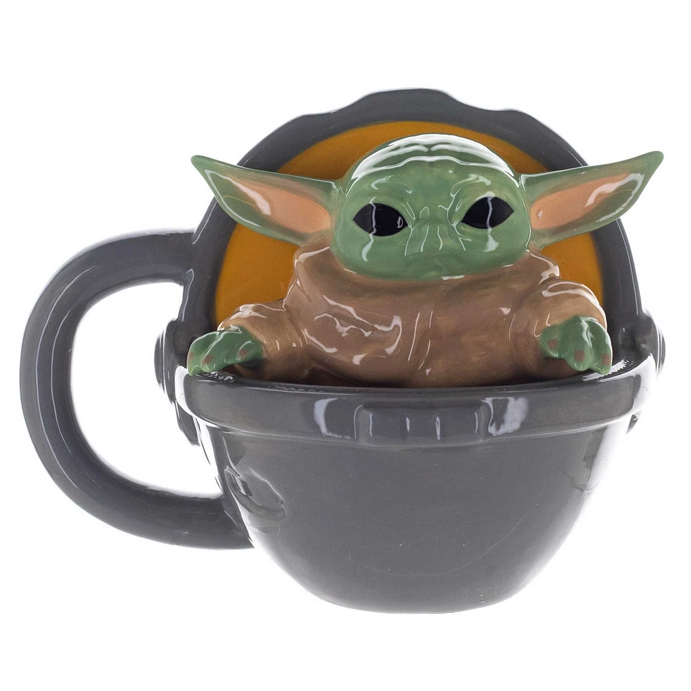 The Mandalorian Grogu 12oz. Sculpted Coffee Mug