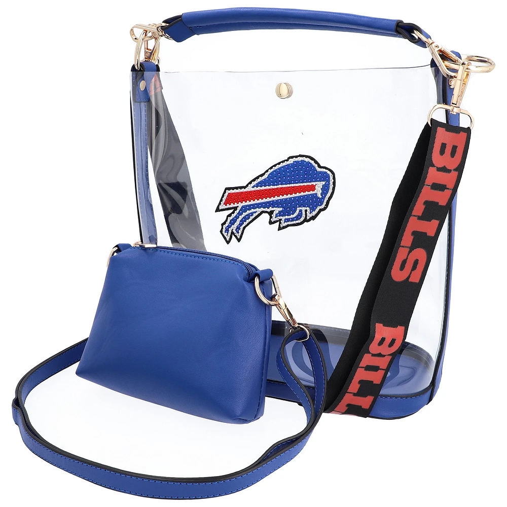 Cuce Buffalo Bills Rhinestone Clear Purse