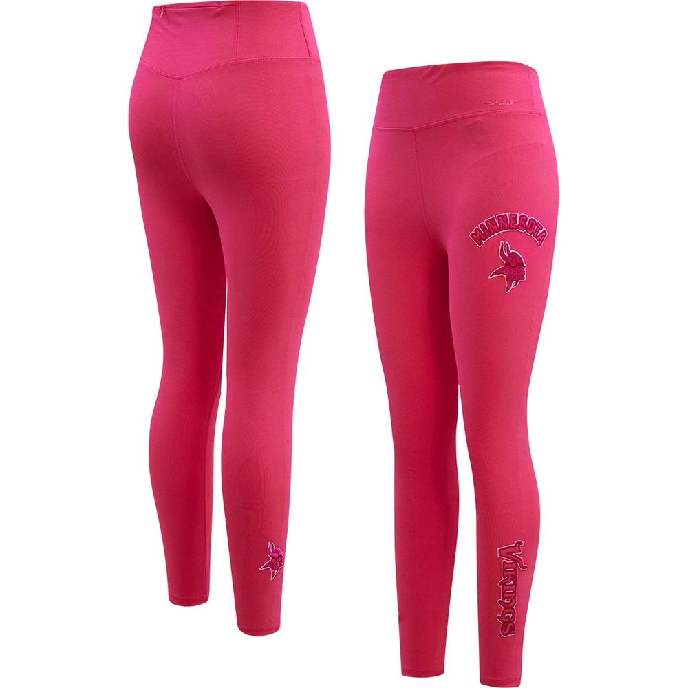 Women's Pro Standard Minnesota Vikings Triple Pink Leggings