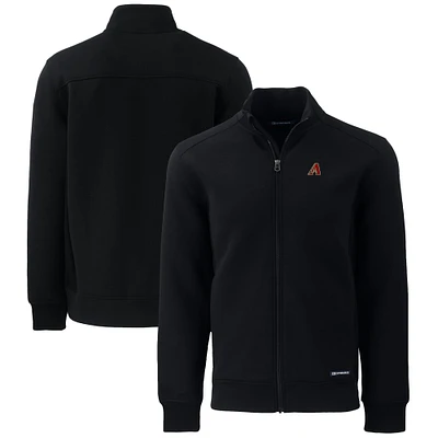 Men's Cutter & Buck Black Arizona Diamondbacks Roam Eco Recycled Full-Zip Jacket