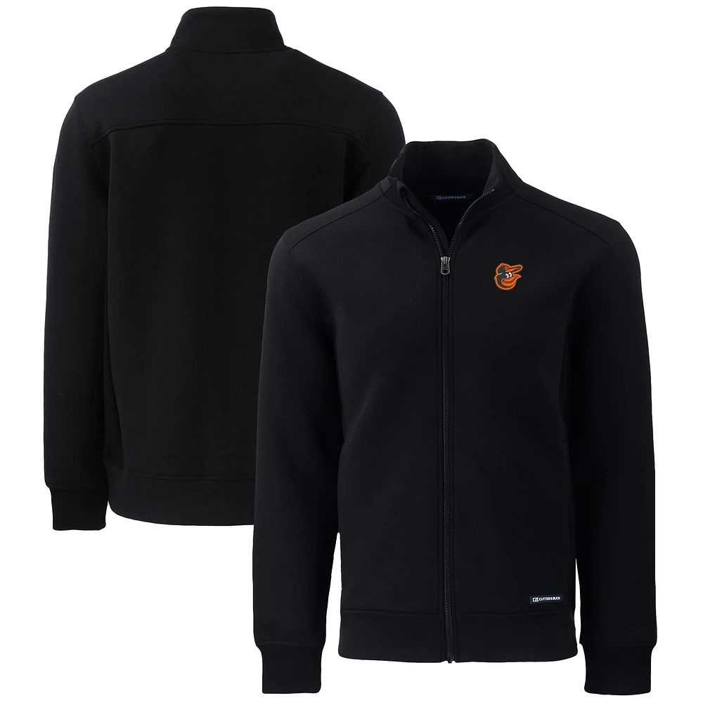 Men's Cutter & Buck Baltimore Orioles Roam Eco Recycled Full-Zip Jacket
