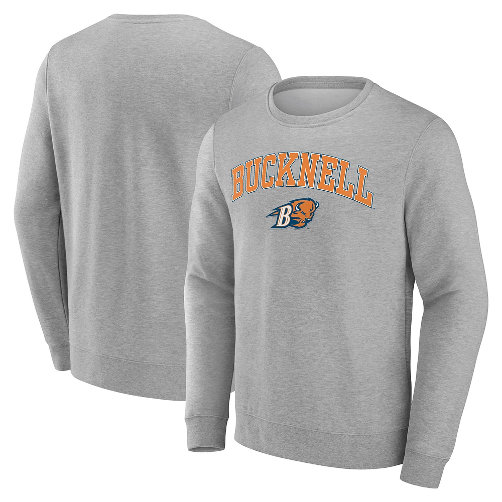 Men's Gray Bucknell Bison Campus Sweatshirt