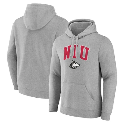 Men's Gray Northern Illinois Huskies Campus Pullover Hoodie