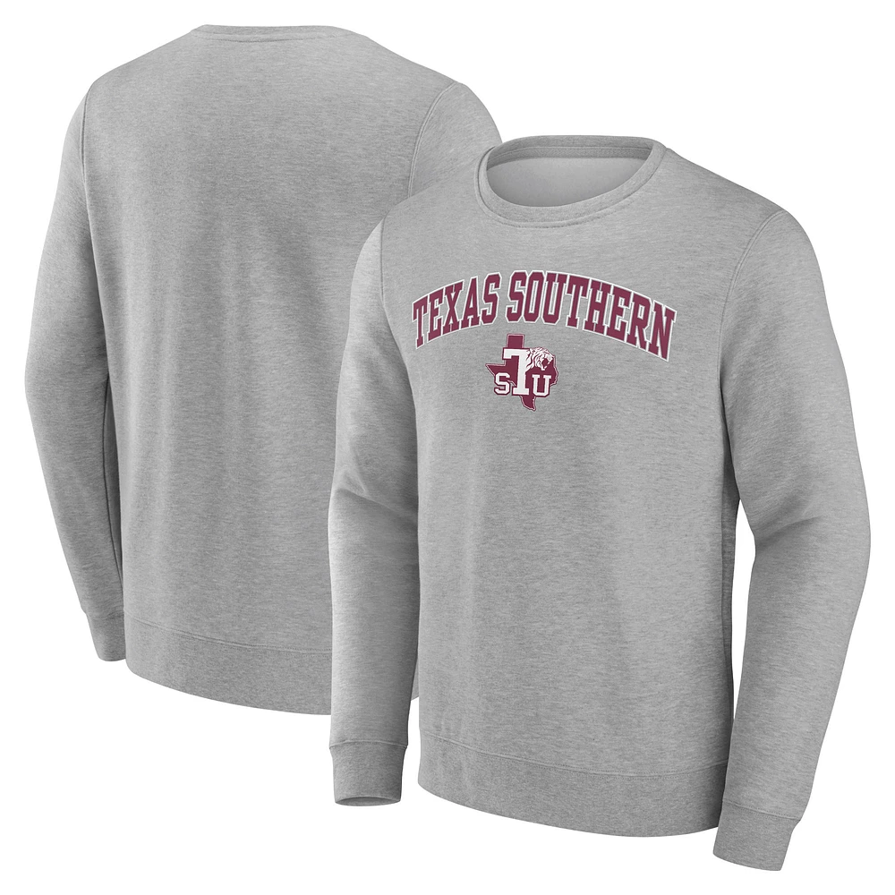 Men's Gray Texas Southern Tigers Campus Sweatshirt