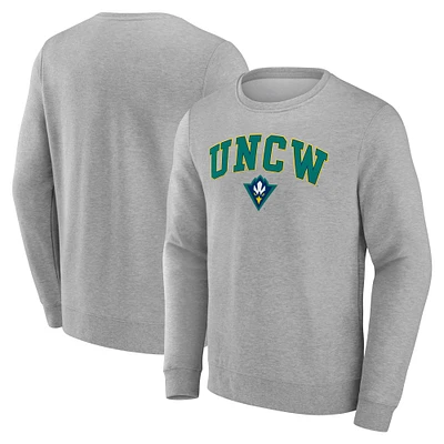 Men's Gray UNC Wilmington Seahawks Campus Sweatshirt