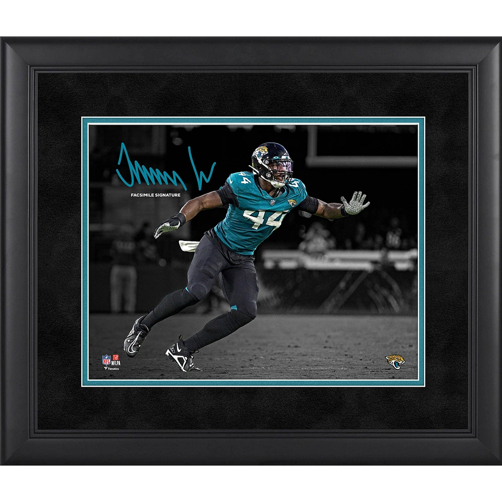 Travon Walker Jacksonville Jaguars Facsimile Signature Framed 11" x 14" Spotlight Photograph