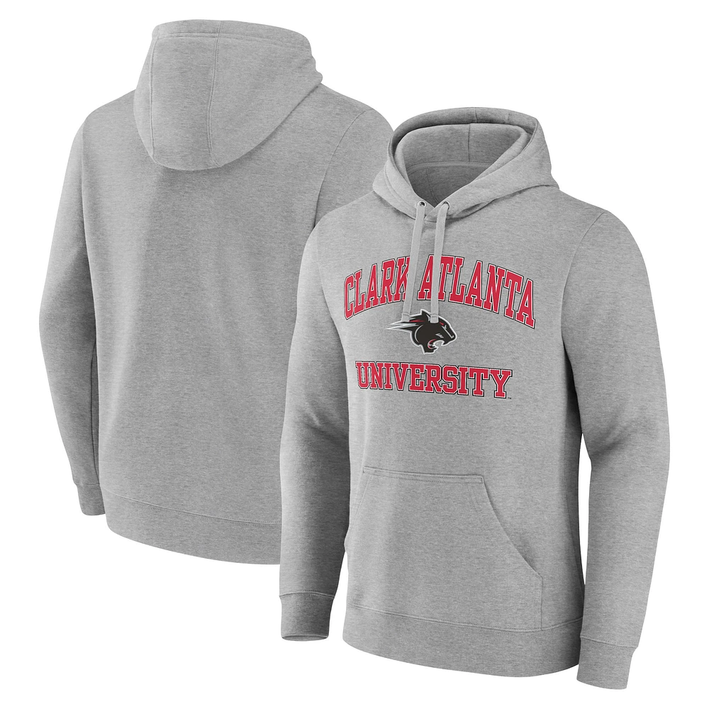 Men's Gray Clark Atlanta University Panthers Campus Pullover Hoodie